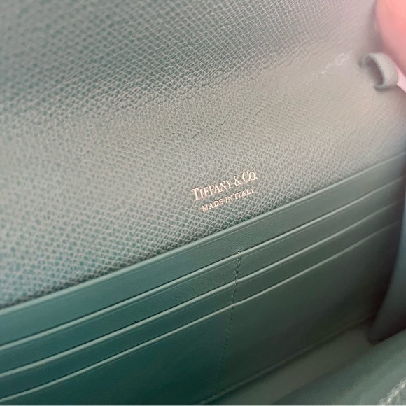 Tiffany & Co Two Way Clutch or Crossbody Leather Purse - Picture 7 of 12